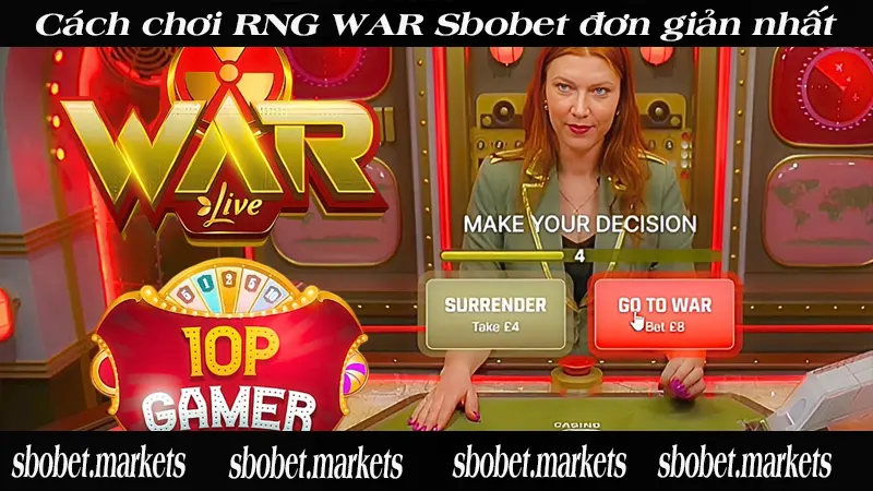 Cách chơi RNG WAR Sbobet đơn giản nhất
