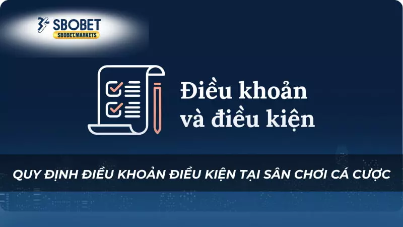 Quy định điều khoản điều kiện tại sân chơi cá cược